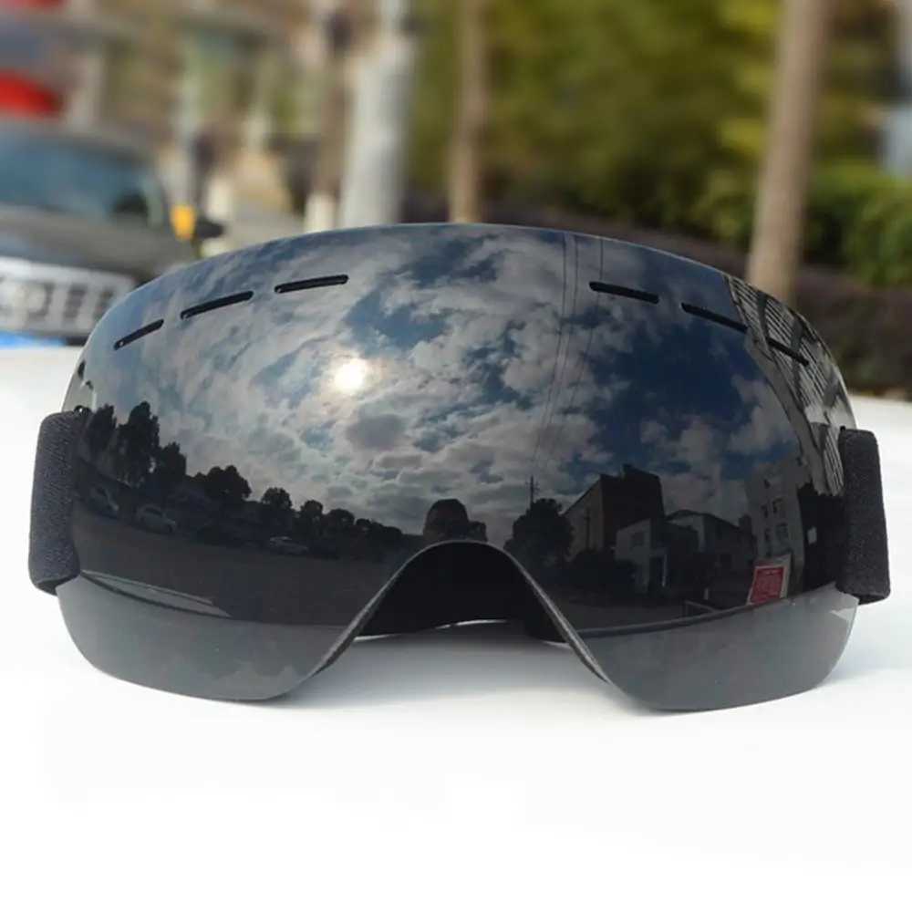 Winter outdoor windproof ski goggles anti fog UV protective glasses CL241010