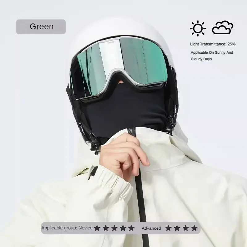 PRIME 2024 new magnetic ski goggles for women anti fog sled goggles outdoor winter motorcycle and bicycle goggles CL241010