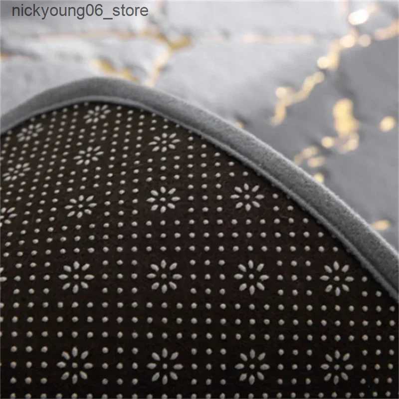 Non-Slip Bath Mats Home Toilet Mats Living Room Bathroom Set Gold Printing Anti Slip Rugs Bedroom Print Rug Shower Mat Bath Mats Bathroom L240910