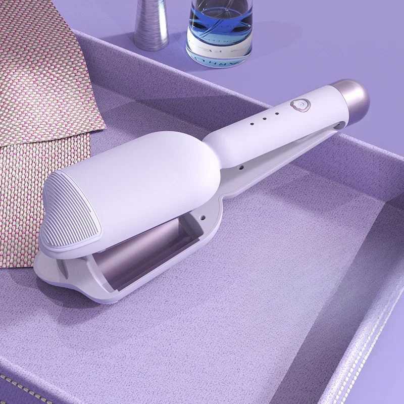 New 36mm Wavy Hair Curlers Curling Iron Wave Volumizing Hair Lasting Styling Tools Egg Roll Head Waver Styler WandXJ241010