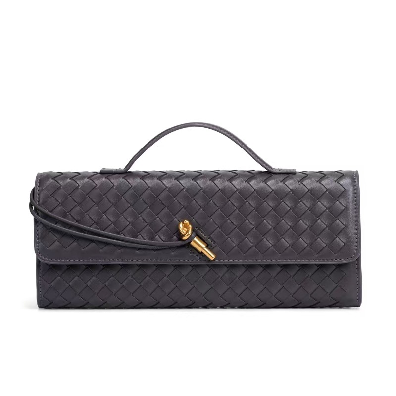 Elegant Evening Bag, Handwoven Genuine Leather Purse for hot Party, Wedding, Dinner, Dating