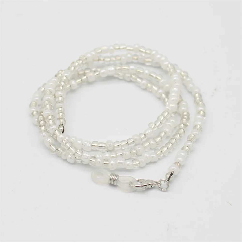 Fashion Eyeglasses Chain Colorful Beaded Trendy Outside Casual Sunglasses Accessory Necklace Mask Hanging Rope Women GiftsX241010