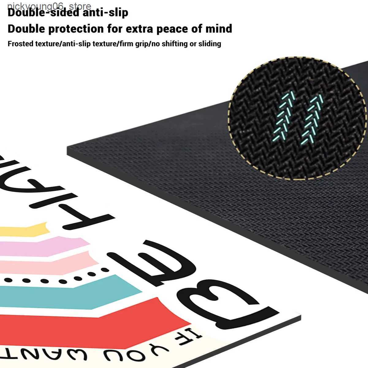 Non-Slip Bath Mats Rainbow Bathroom Carpet Foot Mats Anti Slip Shower Bath Mat Super Absorbent Quick Dry Floor Mat Toilet Rug Doormat Washable L240910