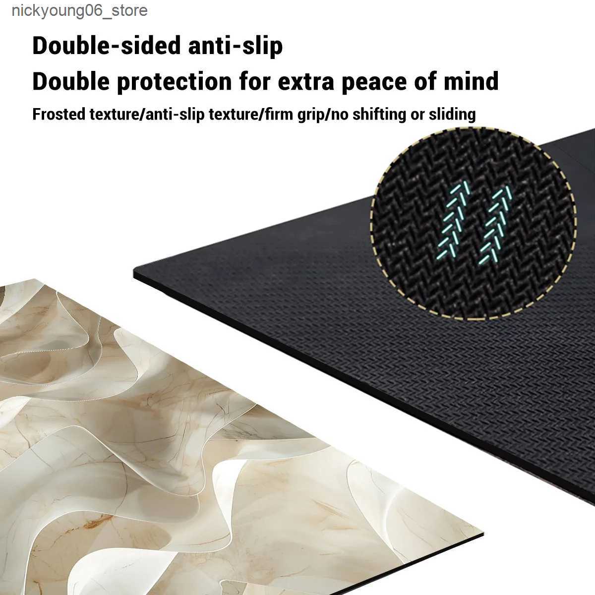 Non-Slip Bath Mats Luxury Bathroom Foot Mat Quick Dry Non-slip Bath Mats Super Absorbent Bathroom Rug Shower Carpet Toilet Pad Doormat Washable L24091