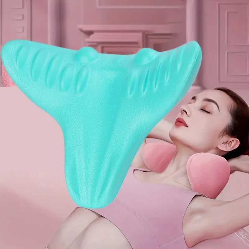 New Gravity Massage Pillow Cervical Vertebra Massager Spinal Traction Device Shoulder and Neck Massage Pillow Neck Stretching Pillow W240819