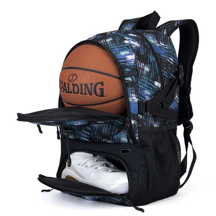 CMM basketball bag, football backpack, boys and girls' sports backpack, training bag that can hold size 7 basketball 241015