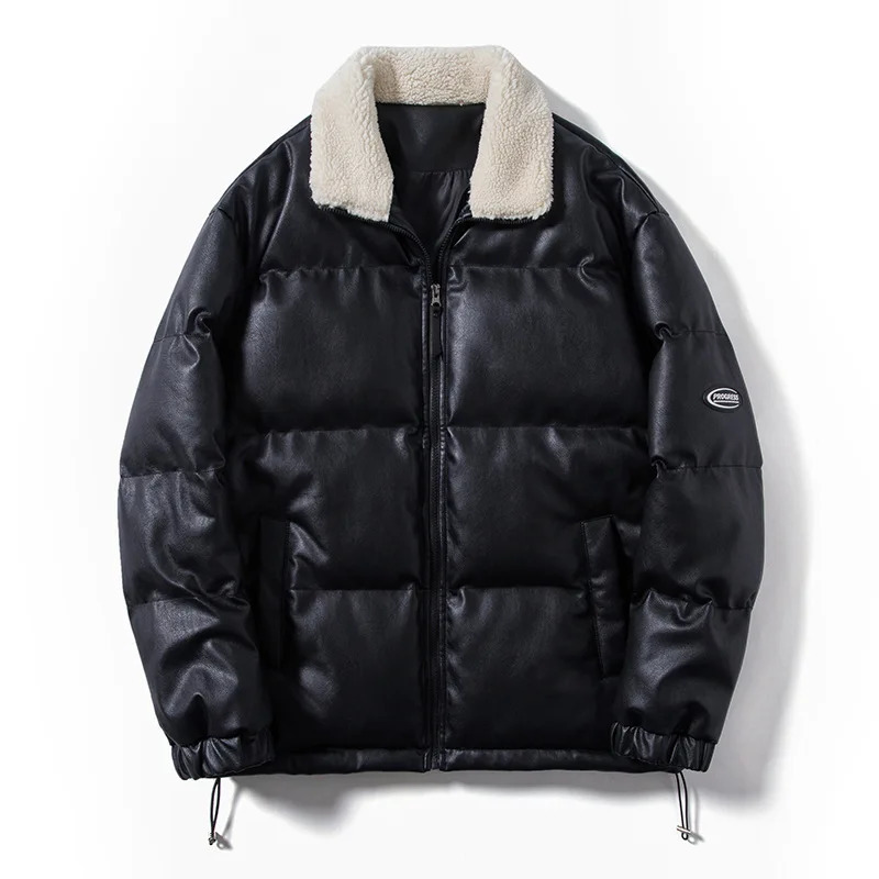 MaiDangDi winter wool close fitting mens cotton clothing warm cotton lining mens jacket daily travel fashion mens jacket 241007
