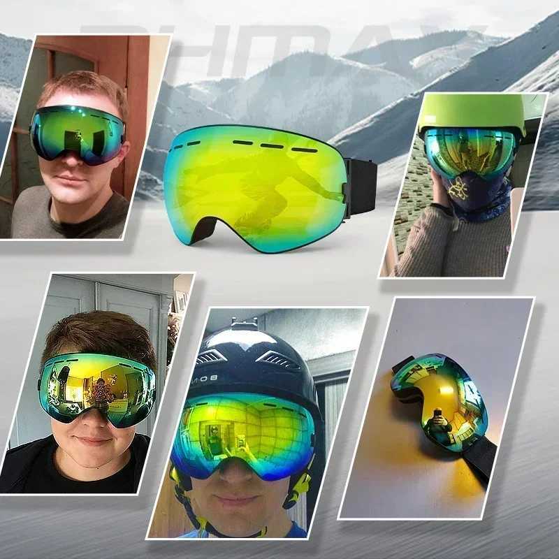 PHMAX ski goggles mens ski goggles womens ski goggles winter sports accessories blue CL241010