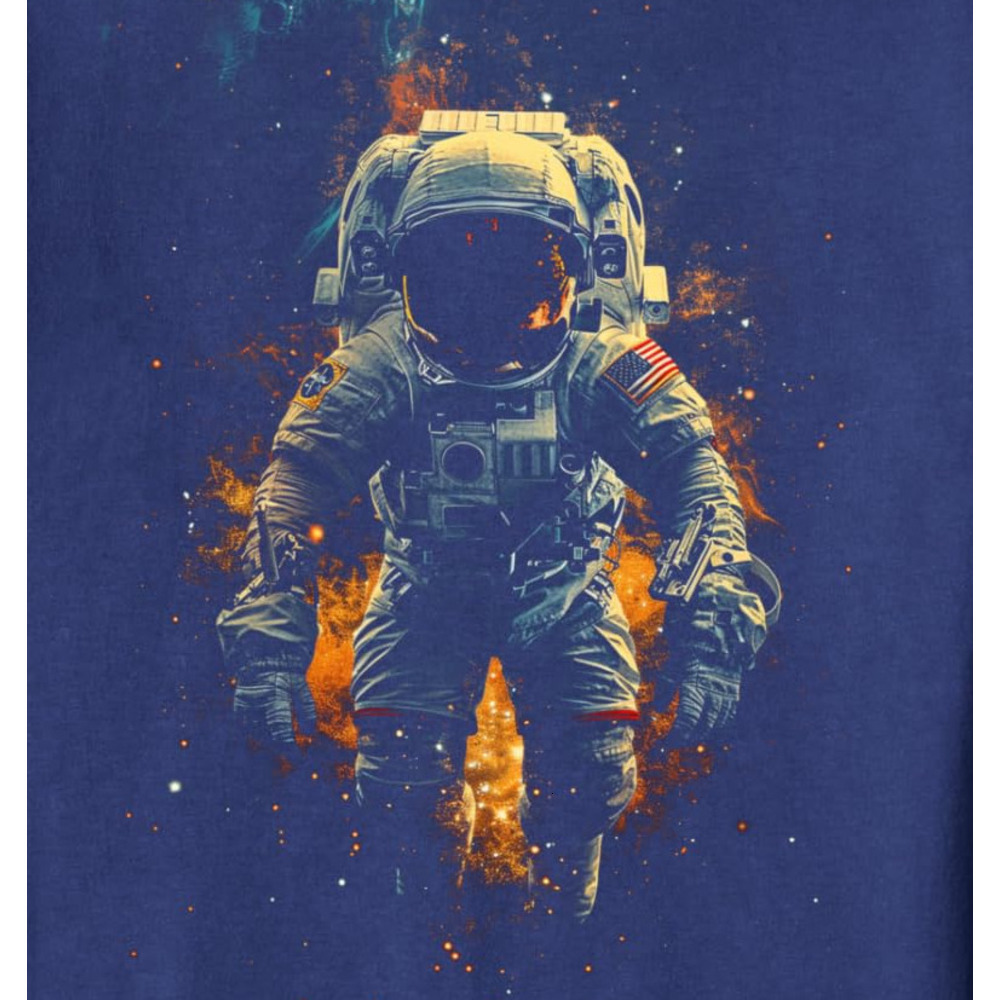Long Sleeve Shirts for Men sweatshirt Astronaut Space Exploration Graphic Print Galaxy Inspired Sweatshirt Streetwear Casual tops clothes
