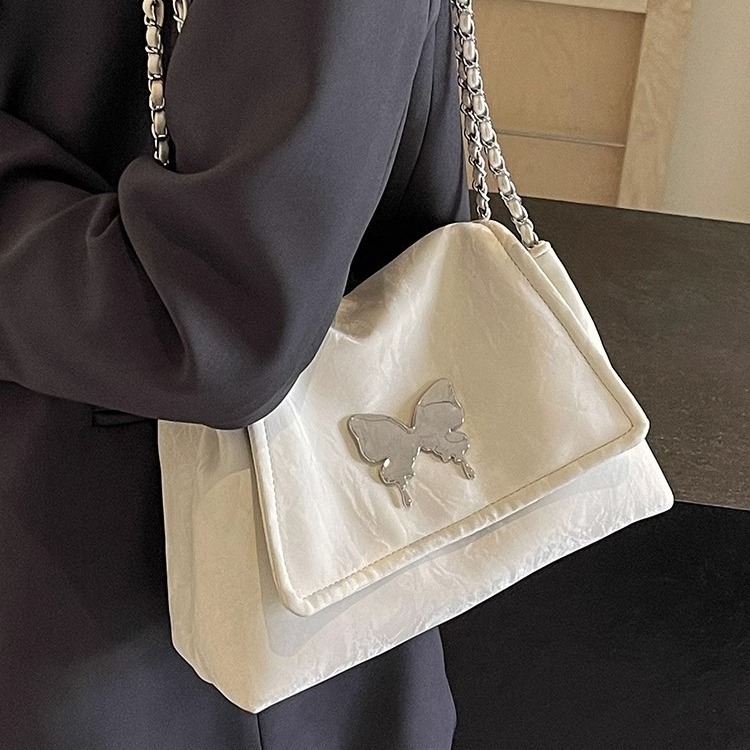 2025NEW high quality women s large capacity commuting butterfly element versatile tote for outdoor fashion travel trend single shoulder crossbody bag