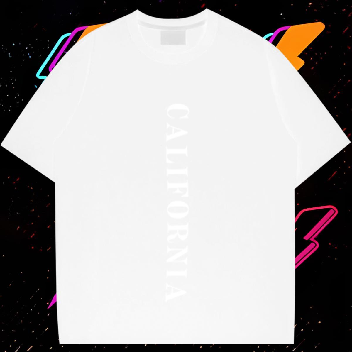 Designer T Shirt For Man 100% Cotton 230g letter Summer Casual DIY Printed Breathable Short Sleeve Mens Tshirts Custom Clothes