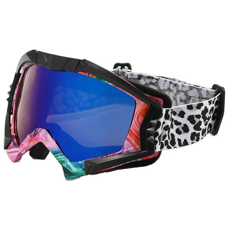 UV400 Winter Ski Glasses Windproof Sports Motorcycle Off road Ski Board Goggles Magnetic Snowbike Sunglasses Ski Eyes CL241010