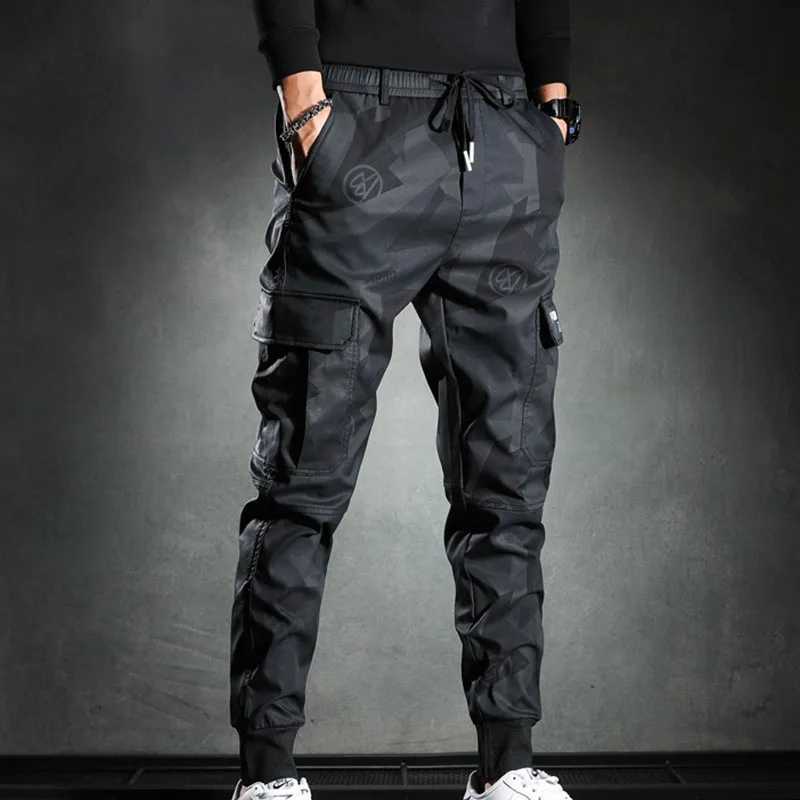 Brand mens fashion 2022 street clothing casual camouflage jogging pants tactical military mens cargo pants W241009