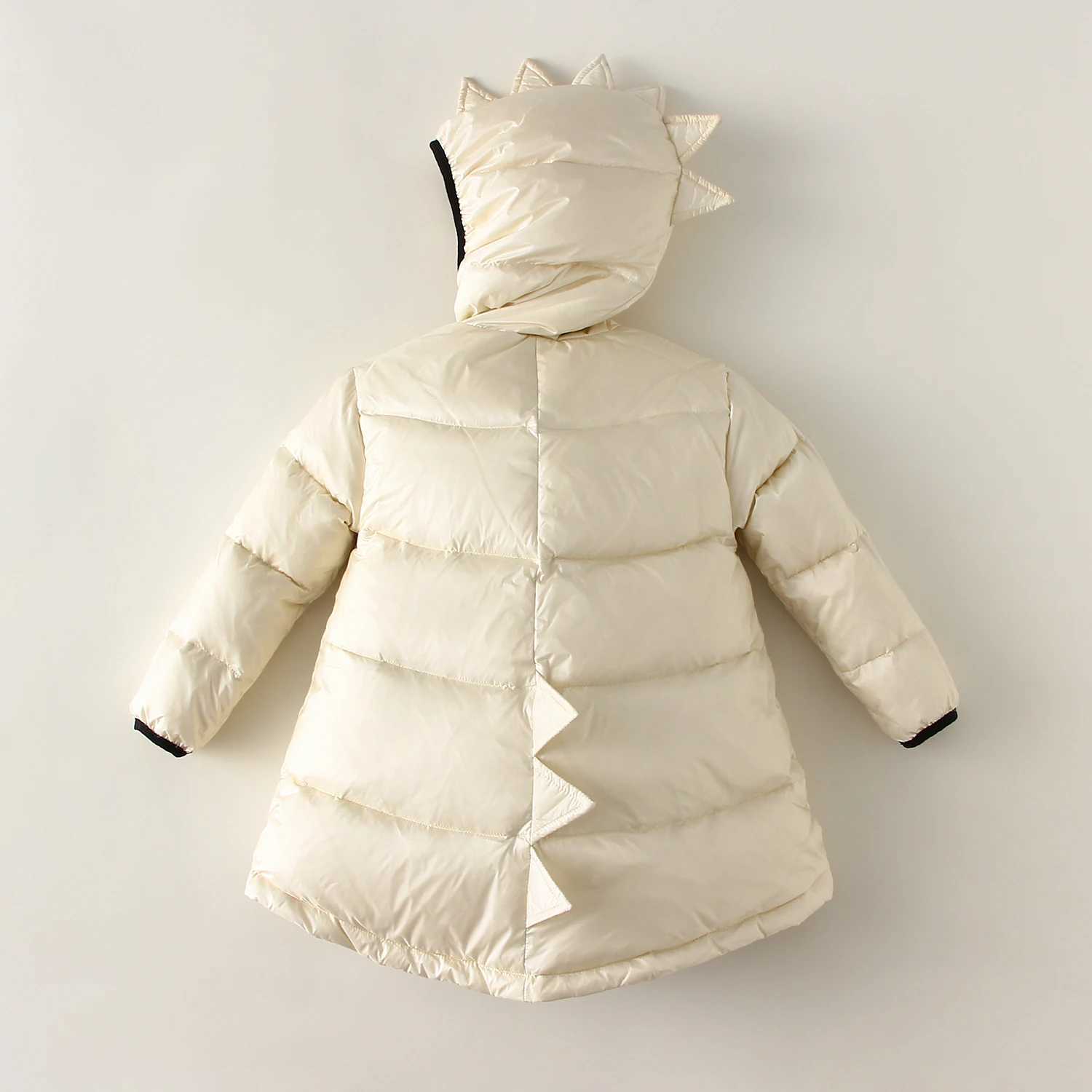 Down Coat Winter and Autumn Dinosaur Park Coat Windproof Thick Childrens Warm Snow Set Preschool Boys Park Outdoor H241010