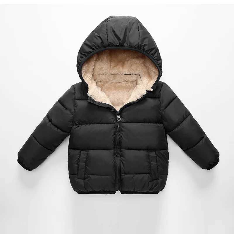 Down Coat 2024 new winter fashion childrens cotton coat men and women baby thickening warm coat clothes boys and girls plush down cotton H241010