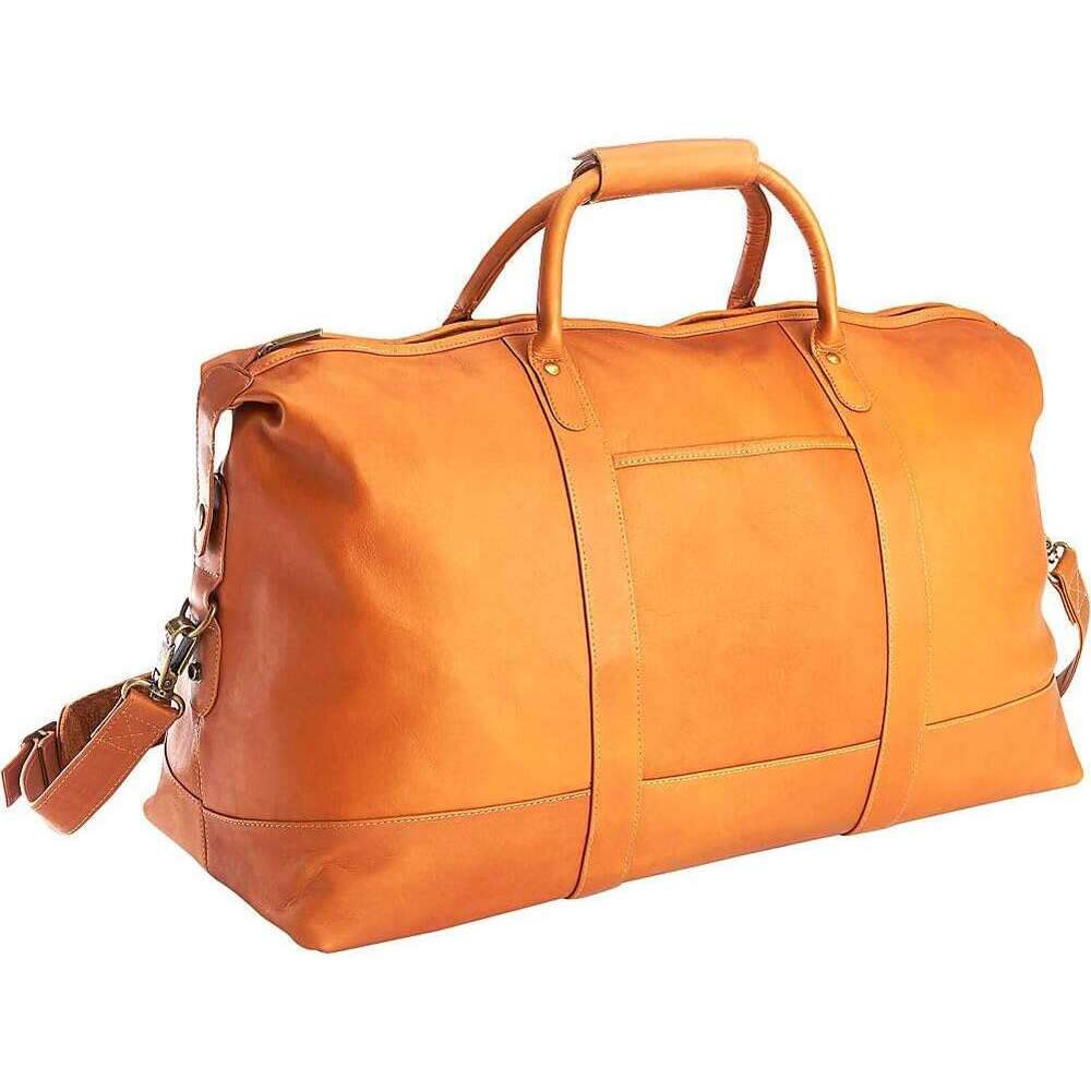 Royce Leather Duffel Bag Lage Handcrafted in Colombian Leather, Tan, One Size