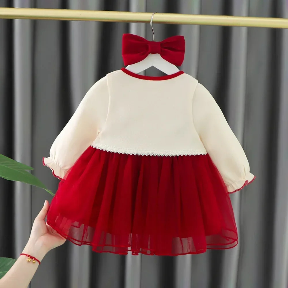 9M-5T Baby Girls Clothing Spring Girls Dress Full Set Dress Preschool Girls Dress Little Girls 1-Year Old Childrens Clothing 241008