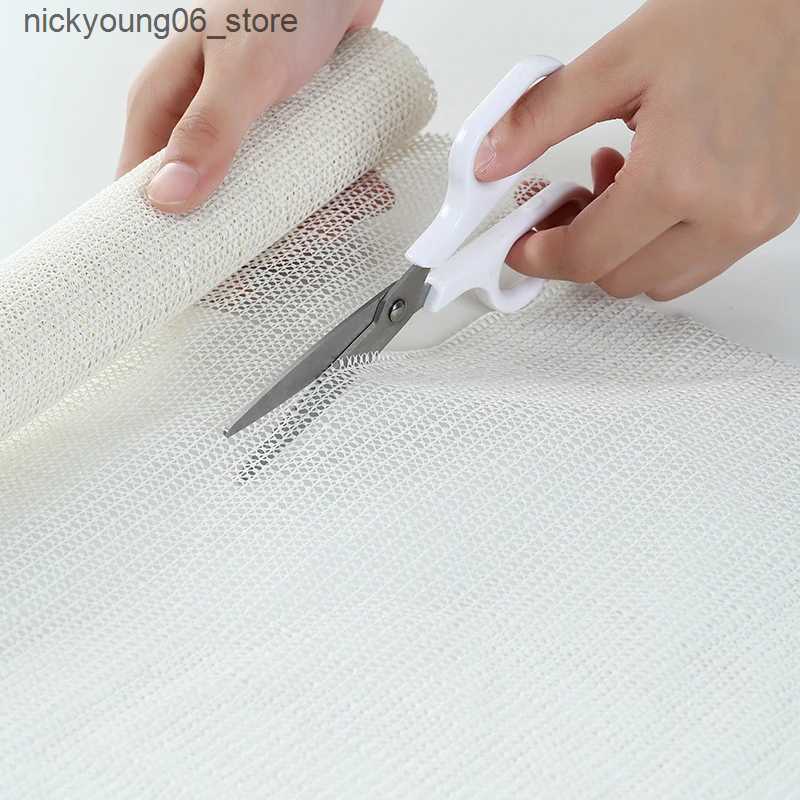 Non-Slip Bath Mats PVC Foaming Non Slip Mat Mattress Sofa Mat Antiskid Net Cloth Household Carpet Yoga Mat Anti-skid Fixing Base Fabric L240910