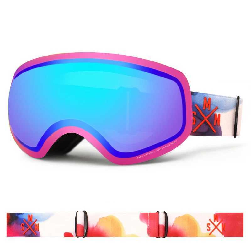 New boys and girls childrens skiing glasses double-layer windproof and fog proof mountain skiing cycling sports snowboarding childrens goggles CL24101