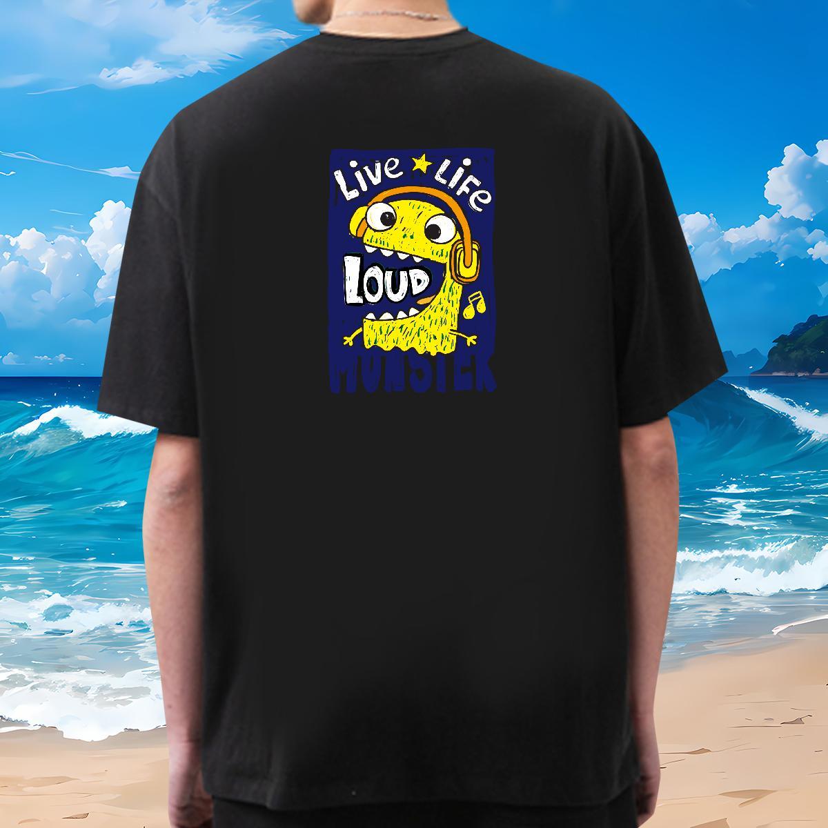 Comfortable Mens T Shirts 100% Cotton 230g ET Home Outdoor Asian Size Breathable Soft Men Tees Brand Tees Shirts