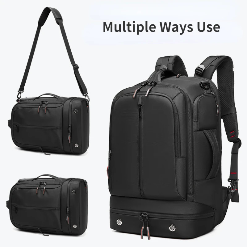 Mens backpack travel bag y outdoor hiking black laptop large capacity multifunctional sports waterproof handbag 241008