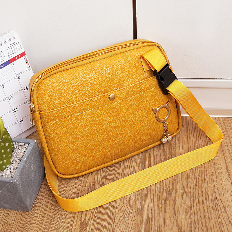 Girls Crossbody Bags Fashion Lady Wallet 5 Colour Classic Embroidered Small Square Bags Zipper Design Crossbody Shoulder Bag Tote Bag CRD2410102