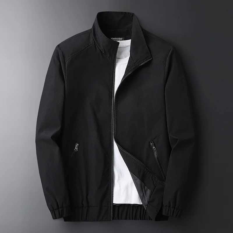 Yellow Zipper Jacket Coats Mens Windproof Jacket Spring Korean Hip Hop Mens Casual T-shirt Trendy Black College Jacket Boys Z241010