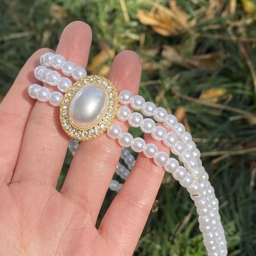 ZAKOL Luxury Vintage Three-layer Imitation Pearl Collar Choker Korean Fashion Necklace for Women Party Jewelry GiftX241009