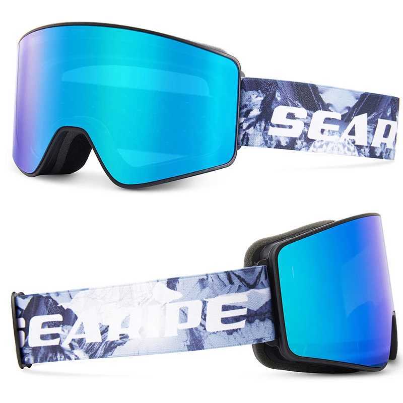 Winter sports mens skiing goggles mountain womens snow goggles anti fog womens skiing goggles outdoor double motorcycle sunglasses CL241017
