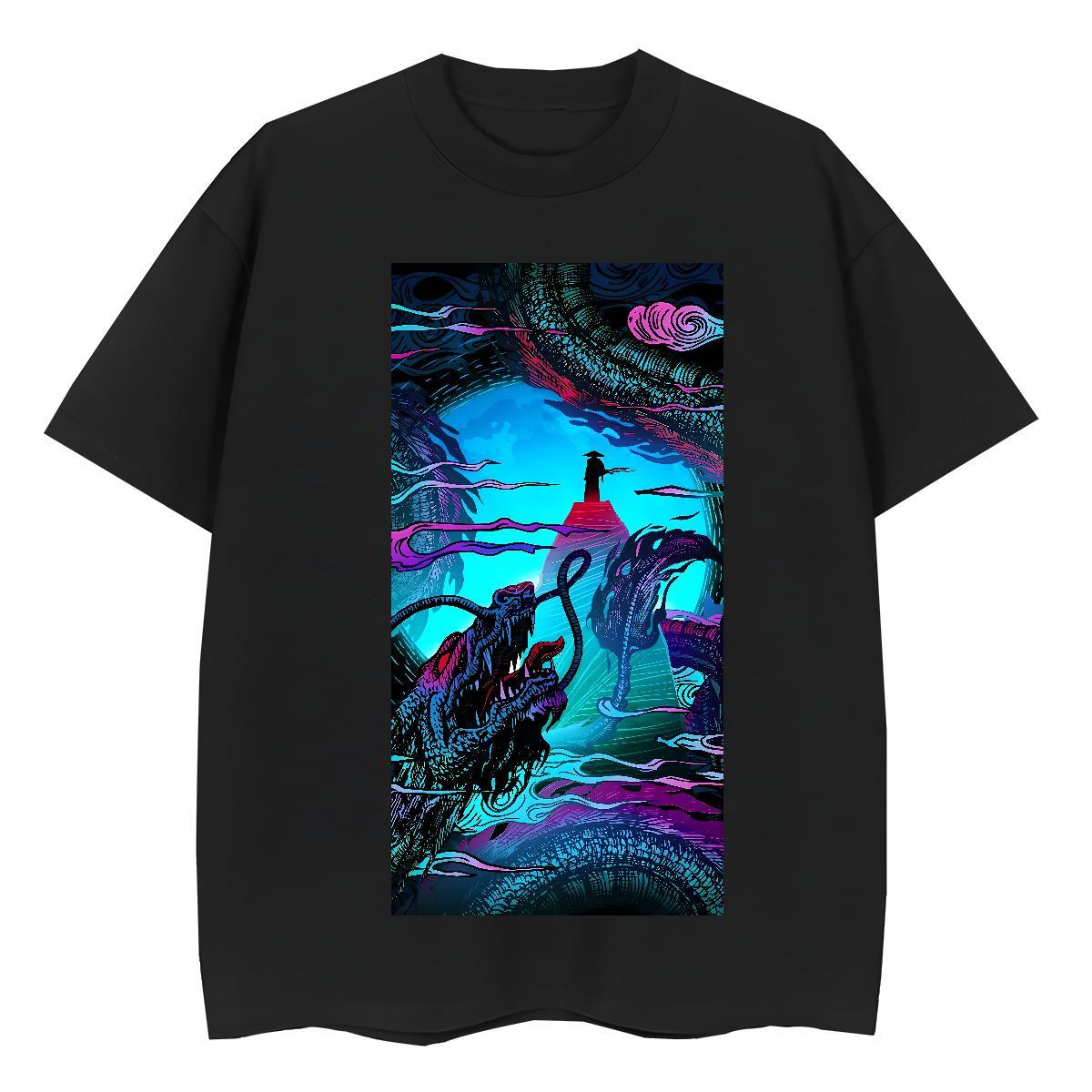 Designer T-Shirts for Women 230g Pure Cotton Short Sleeve O-Neck Casual person Womens Tshirts High quality Anime Top Shirts