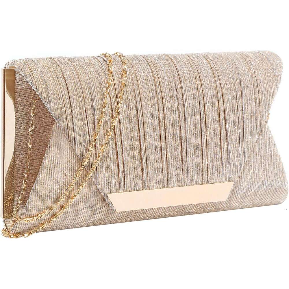 Glitter Clutch Purses for Women Evening Bags Clutches Flap Envelope Handbags Large Wedding Party Prom Purse