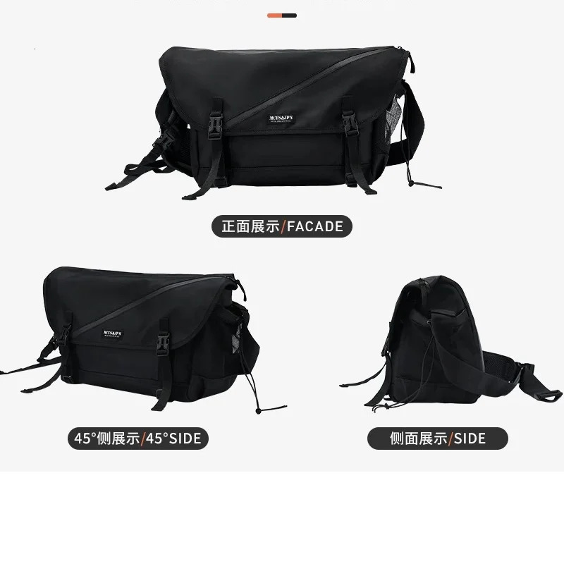 Fashionable mens chest bag waist bag high-capacity multifunctional street trend casual shoulder bag 241008