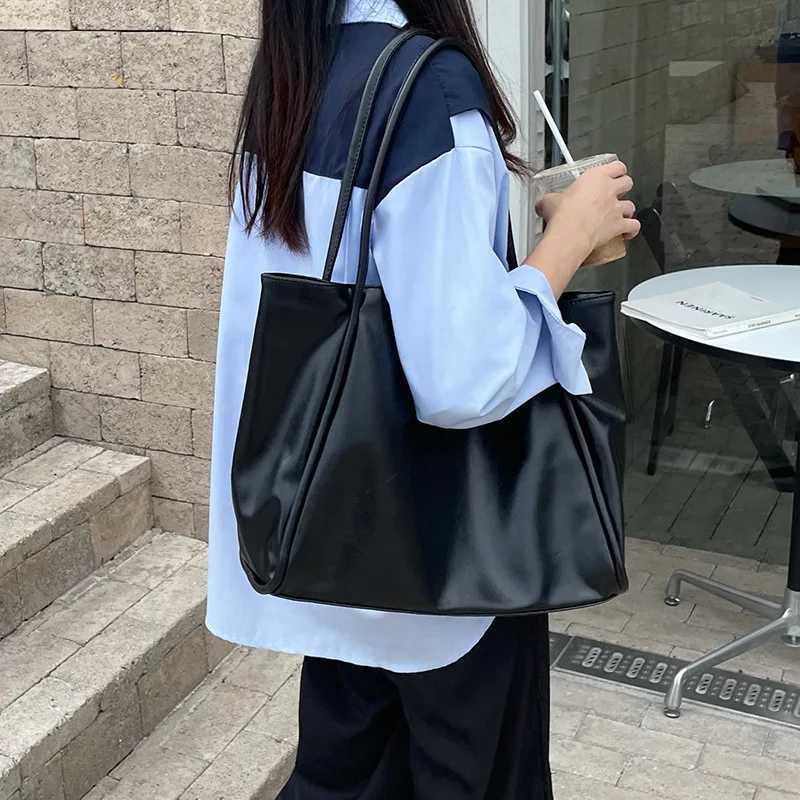 Women Tote Bag Fashion Underarm Pouch Large Capacity Soft Pu Leather Shoulder Retro Crossbody Casual Portable Bucket 241010