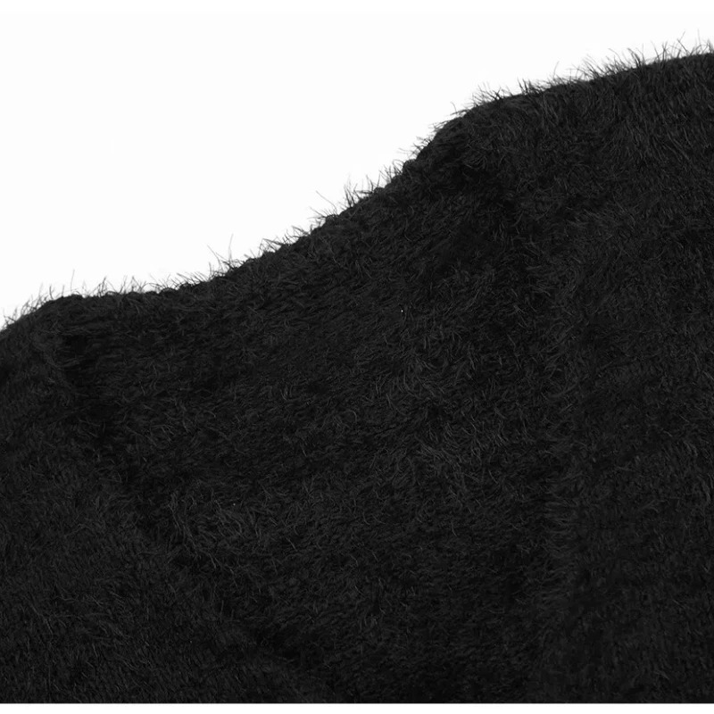 High quality traditional mens V-neck sweater winter warm cardigan mens casual knitted cardigan 241007