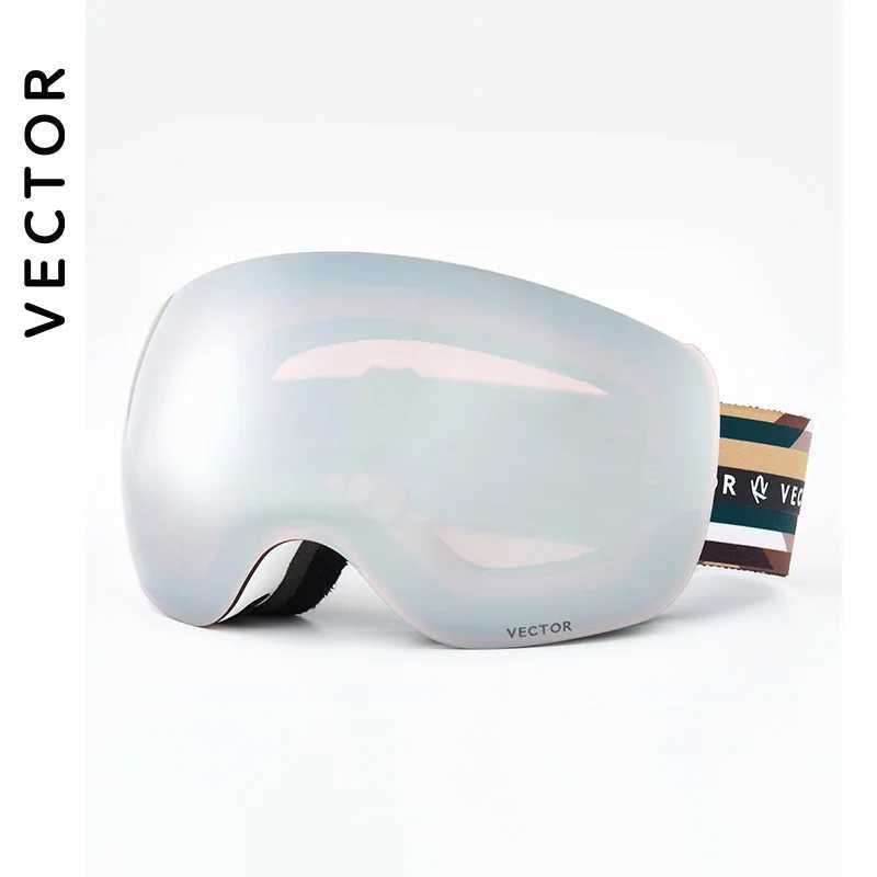 Interchangeable shoulder strap gift OTG ski goggles womens ski goggles UV400 snow protection goggles adult spherical CL241010