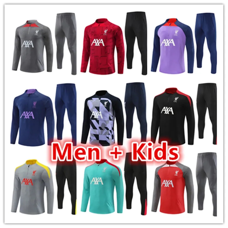2024 2025 Men soccer tracksuit kit 22 23 24 25 mens soccer jersey kids football tracksuit training suit tracksuits survetement foot chandal jogging kits sets 666