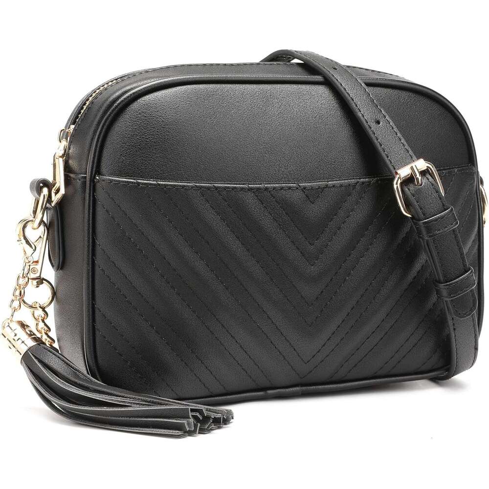 Quilted Crossbody Bag, Trendy Design Shoulder Purse