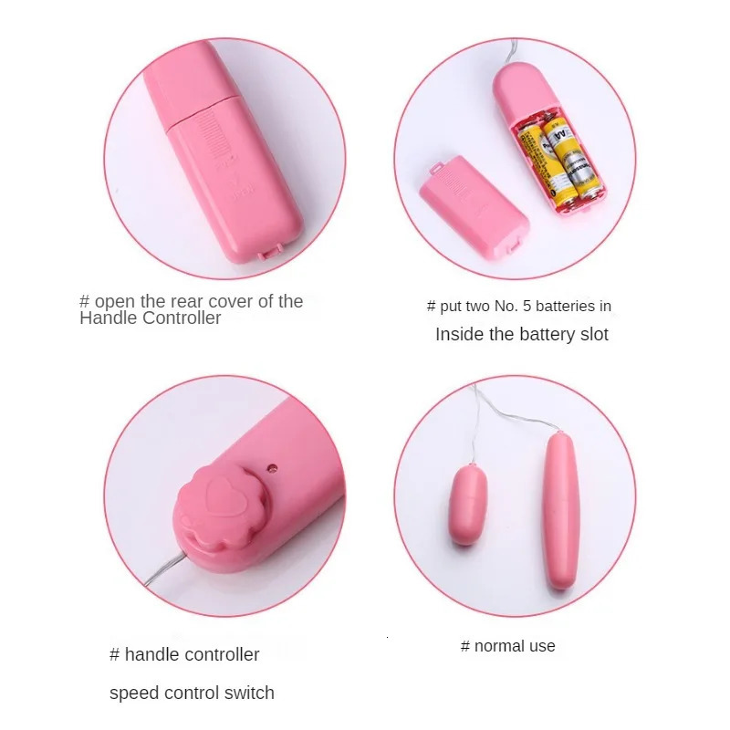 Double egg vibrator control vibrating clitoris stimulator vaginal massage ball Gspot female Gode sex toy 241009