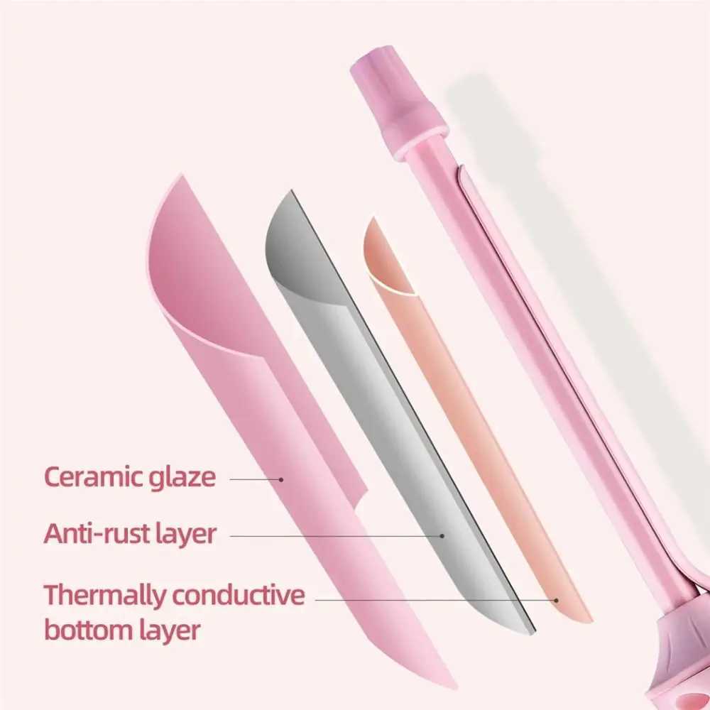New Professional Mini Hair Curling Iron Superfine Ceramic 9mm Curler Wand Curly Tongs Electric Salon Styling ToolXJ241010