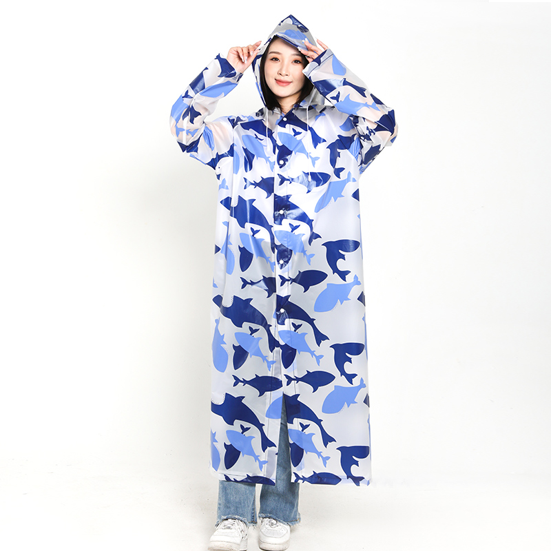 Adult raincoat breathable fabric can keep dry and comfortable even in rainy days