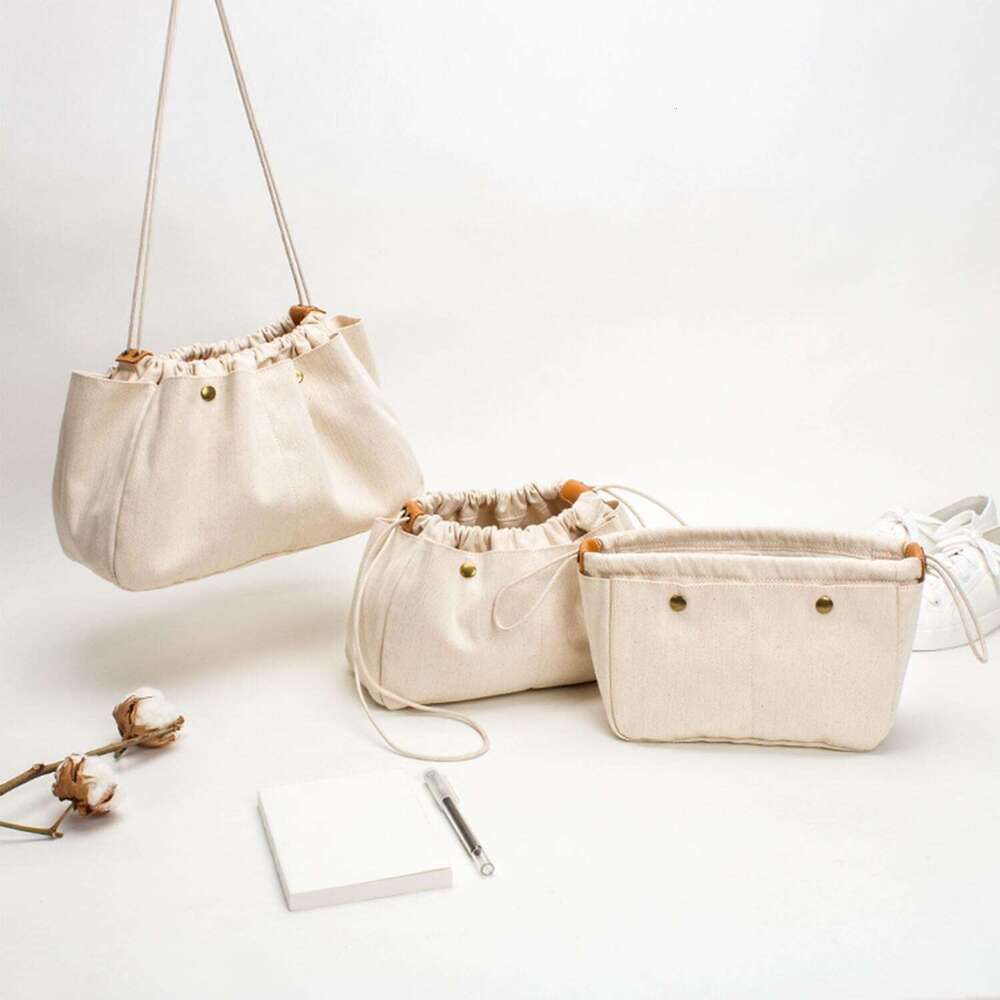 YONBEN Bag Divider Cotton Canvas Tote large Handbag Extra Large Purse Insert Organizer (L)