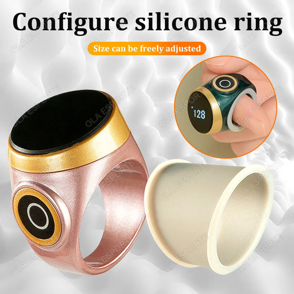 Iqibla Zikr1 Lite Smart Tasbih Tally Digital Counter for Muslims Tasbeeh Zikr Ring 5 Prayer Time Vibration Reminder Waterproof 241009