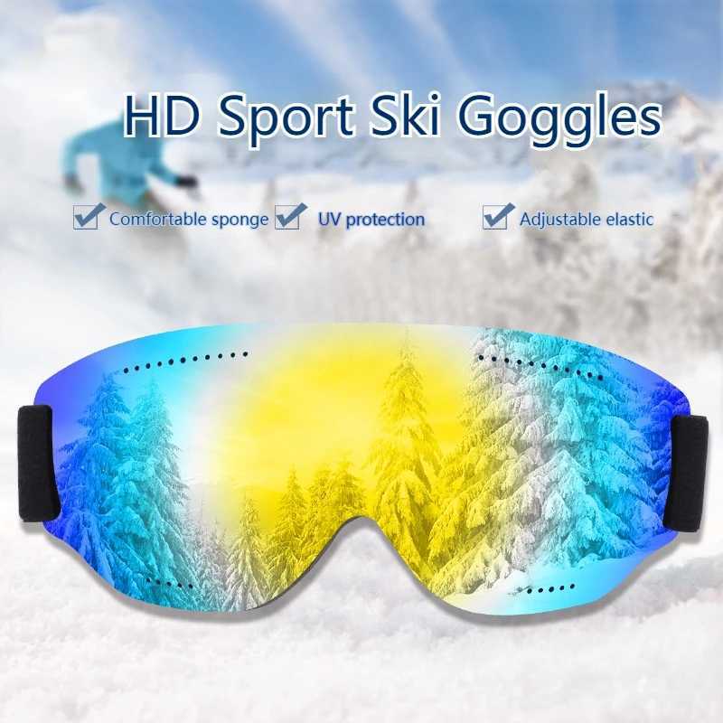 Professional REVO coated high-definition lens single-layer ski goggles UV400 anti fog ski goggles CL241010