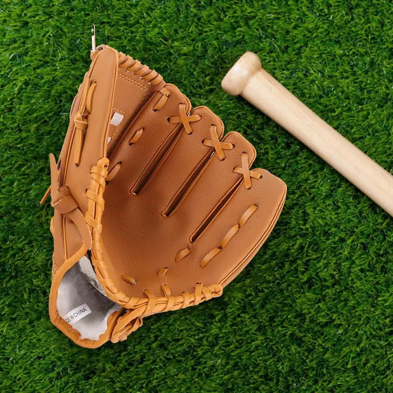 Outdoor Sport Baseball Glove PU Leather Batting Gloves Softball Practice Equipment Baseball Training Competition Glove For Kids 241010