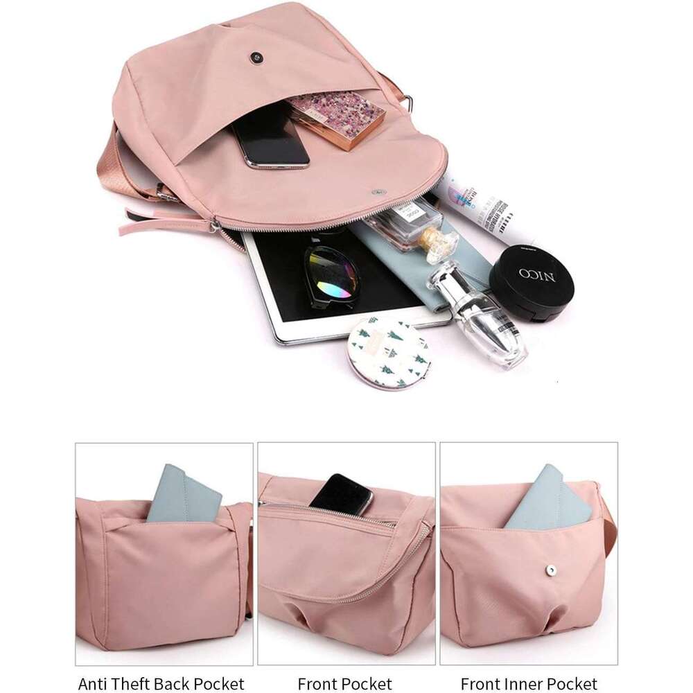 Bags Nylon Crossbody for Women Waterproof Messenger Purses Travel Shoulder Handbags Large Pocketboo