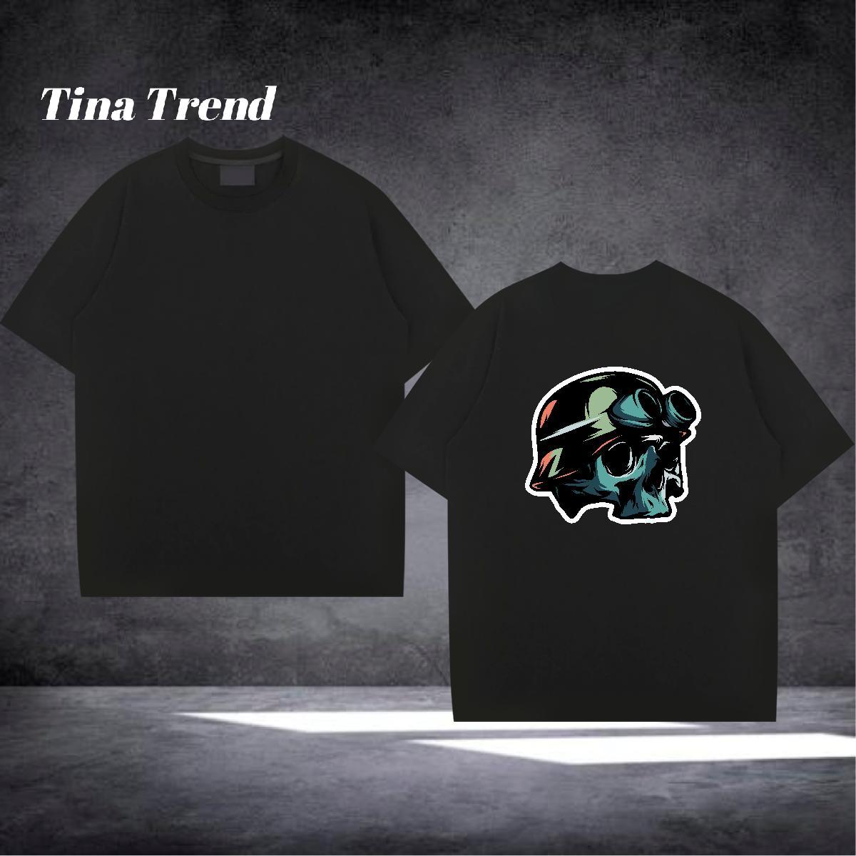 Designer T Shirt For Man 230g Cotton skull Sport Cartoon Print Pure Cotton Men Tops Tees Fashion Designer Tees Shirts