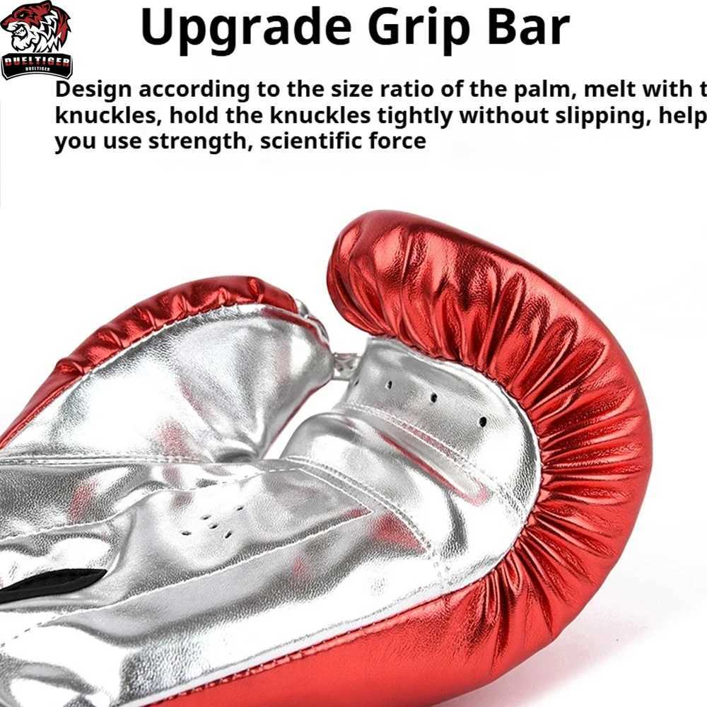 Dueltiger Adult Fiber Boxing Gloves Muay Thai Training Gloves Free Boxing Beach Bag Fighting Fitness Accessories W241010