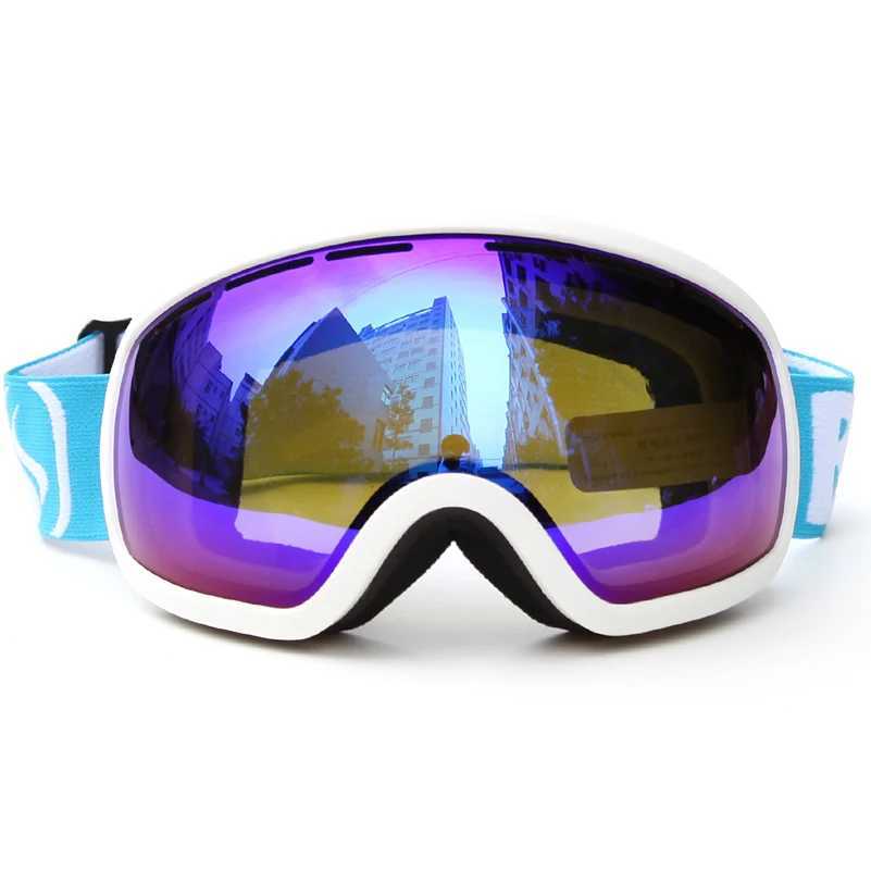 Adult anti fog skiing goggles UV protection double super large lens skiing goggles snowboarding skiing goggles CL241010