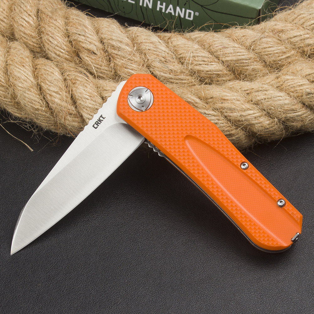 H6535 Flipper Folding Knife 8Cr13mov Satin Tanto Blade G10 With Steel Sheet Handle Outdoor Ball Bearing Camping Hiking Fishing EDC Pocket Knives