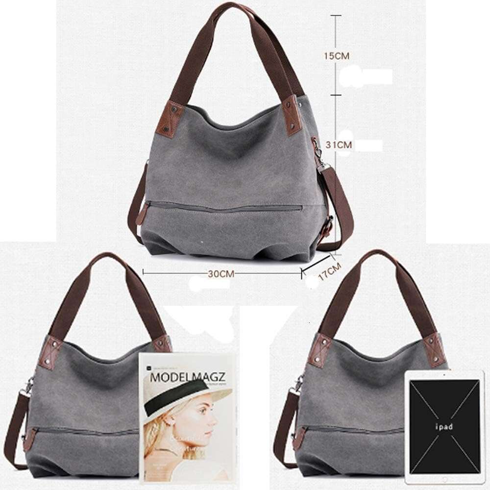Handbag for Women Satchel Tote Casual Canvas Pouch Handbags Purse Hobo Bag